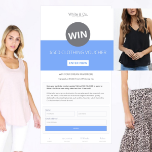 Win a $500 Clothing Voucher