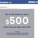 Win a $500 Coles Myer gift card!