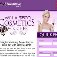 Win a $500 Cosmetics Voucher