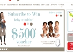 Win a $500 Credit Voucher For Baby To Toddler