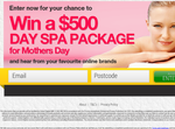 Win a $500 Day Spa Package for Mother's Day