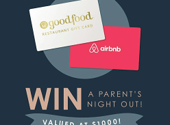 Win a $500 Good Food Voucher + $500 Airbnb Voucher