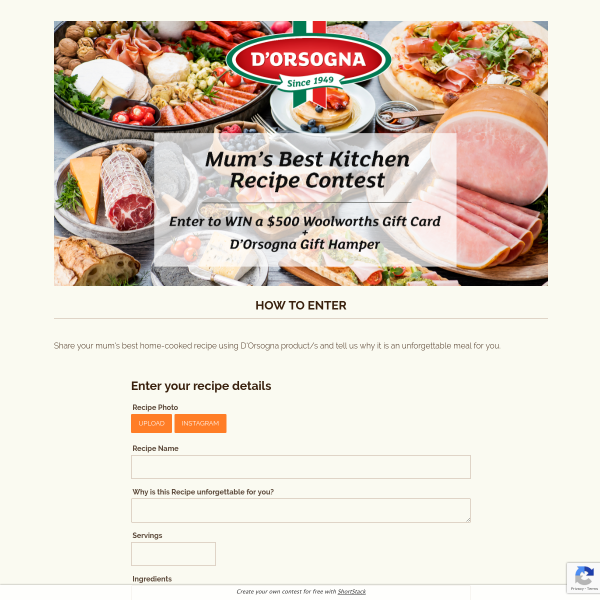 Win a $500 Grocery Gift Card & More