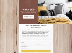 Win a $500 homewares voucher