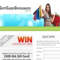 Win a $500 IGA Gift Card