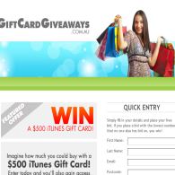 Win a $500 iTunes Gift Card
