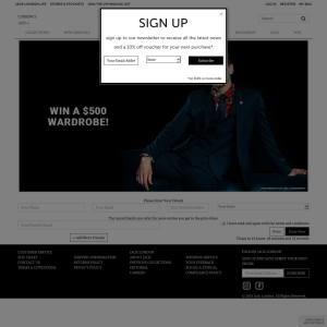 Win a $500 'Jack London' wardrobe!