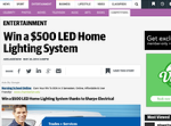 Win a $500 LED Home Lighting System