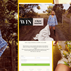 Win a $500 Masini & Chern voucher