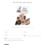 Win a $500 'Nude by Nature' gift card!