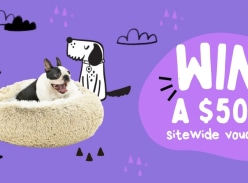 Win a $500 online pet shop voucher
