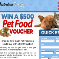 Win a $500 Pet Food Voucher