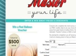 Win a $500 Red Balloon Voucher