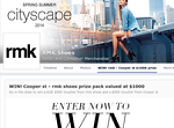 Win a $500 'RMK' voucher & a $500 'Cooper St' voucher!