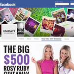 Win a $500 'Rosy Ruby' clothing gift voucher!