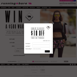 Win a $500 'Running Bare' wardrobe every month!