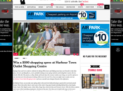 Win a $500 shopping spree at Harbour Town Outlet Shopping Centre