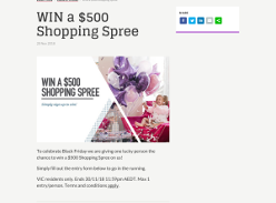 Win a $500 Shopping Spree