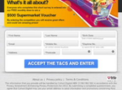 Win a $500 Supermarket Voucher