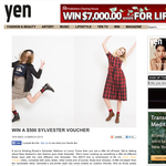 Win a $500 Sylvester Voucher - Yen