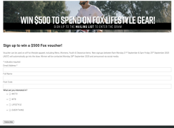 Win a $500 to spend on lifestyle gear!
