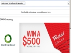 Win a $500 Westfield Gift Card