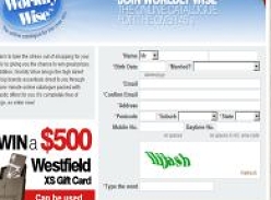 Win a $500 Westfield XS Gift Card