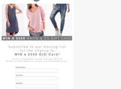 Win a $500 White & Co Gift Card