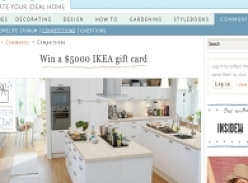 Win a $5000 IKEA gift card