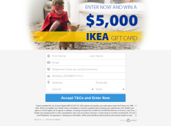 Win a $5000 IKEA Gift Card