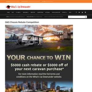 Win a $5000 Rebate or $5000 toward your next Caravan Purchase