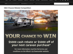 Win a $5000 Rebate or $5000 toward your next Caravan Purchase