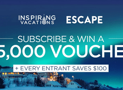 Win a $5000 Travel Voucher