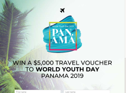 Win a $5000 Travel voucher to World Youth Day Panama 2019