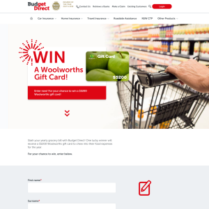 Win a $5200 Woolworths gift card
