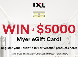 Win a $5k Myer Gift Card