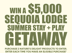 Win a $5K Sequoia Lodge Getaway