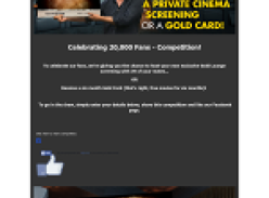 Win a 6-month cinema Gold Card for Reading Cinemas Epping!