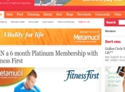Win a 6 month Platinum Membership with Fitness First