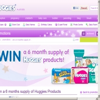 Win a 6 months supply of Huggies Products