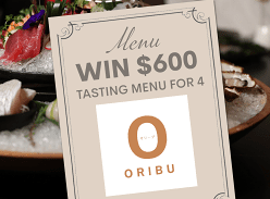 Win a $600 voucher to Oribu, in the Heritage Precinct