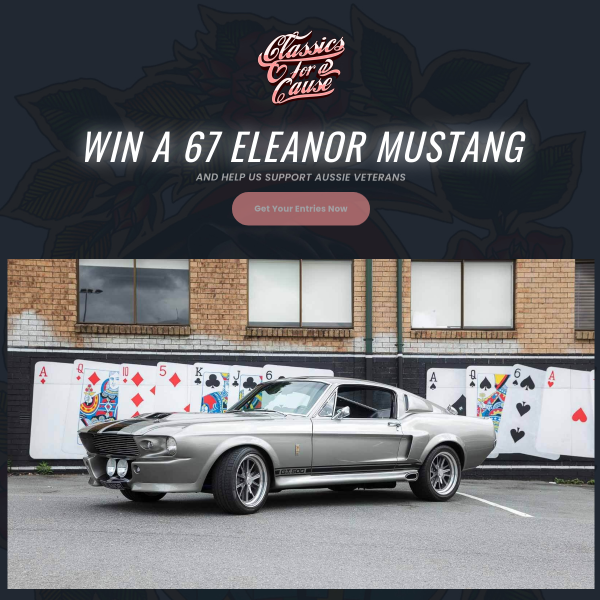 Win a 67 Eleanor Mustang