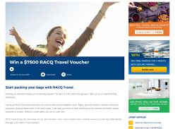 Win a $7,500 RACQ Travel Voucher! (RACQ QLD Customers ONLY)