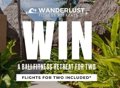 Win a 7 Day 2-Person Bali Fitness Retreat