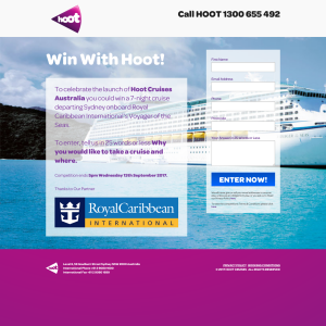 Win a 7-night cruise departing Sydney onboard Royal Caribbean International's Voyager of the Seas - Hoot