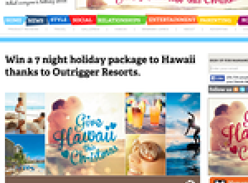 Win a 7 night holiday package to Hawaii thanks to Outrigger Resorts!