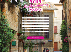 Win a 7-night Mediterranean holiday for two