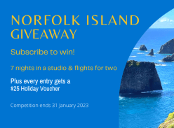 Win a 7-Night Norfolk Island Getaway