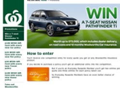 Win a 7-seat Nissan Pathfinder Ti!