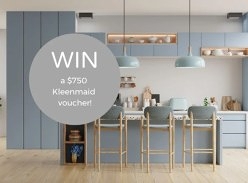 Win A $750 Voucher To Spend On Appliances At Kleenmaid!